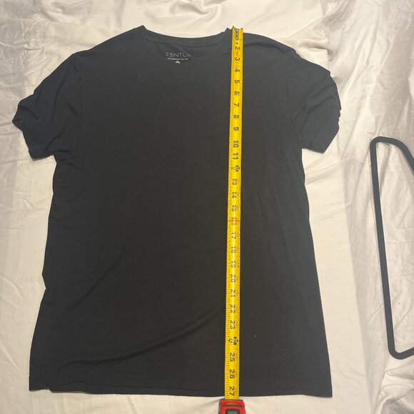 ESNTLS Black Bamboo Tee Size M - Picture 3 of 5